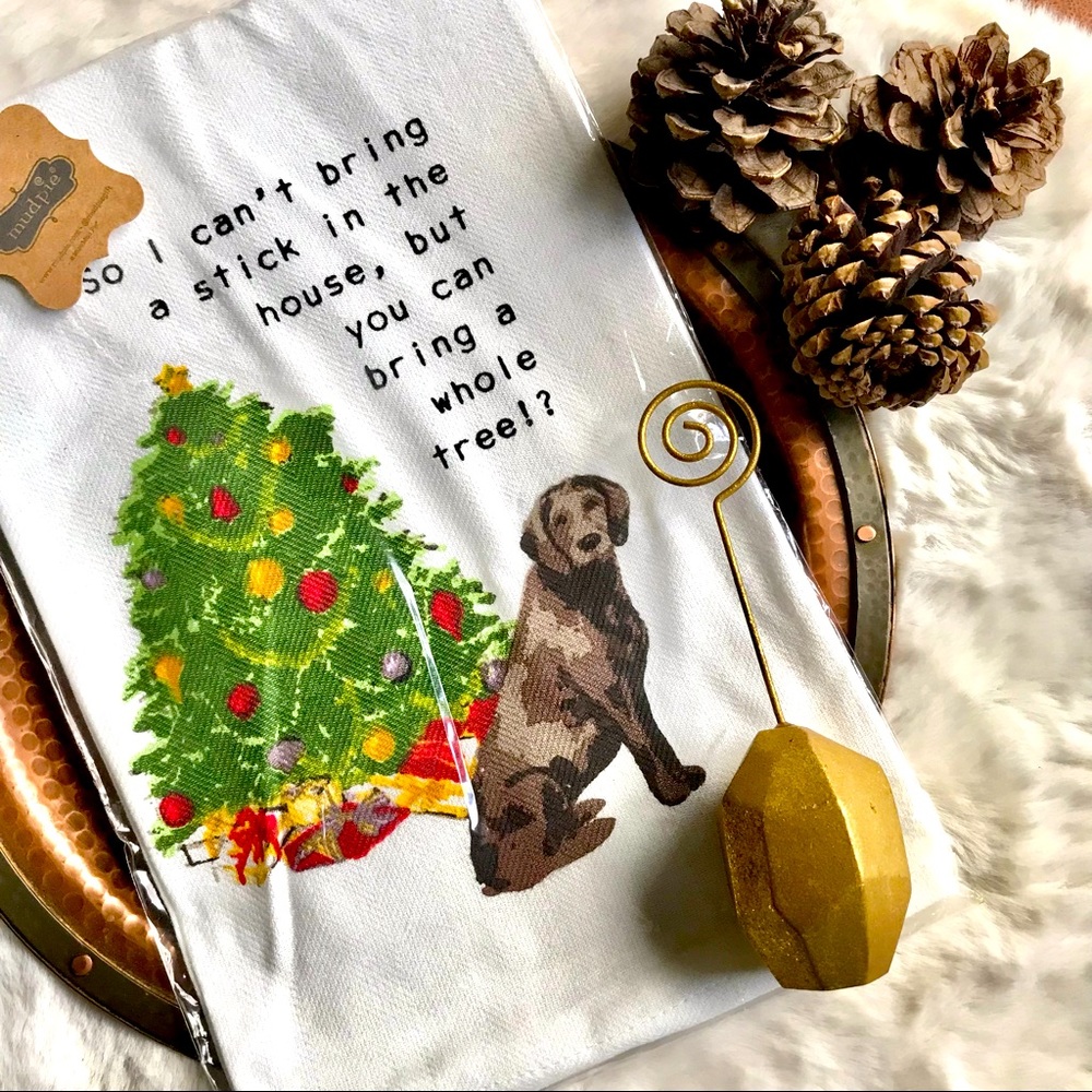 NEW BOUTIQUE HOLIDAY CHRISTMAS DOG-THEMED | Fun Hostess Gift Idea or Home Decor
